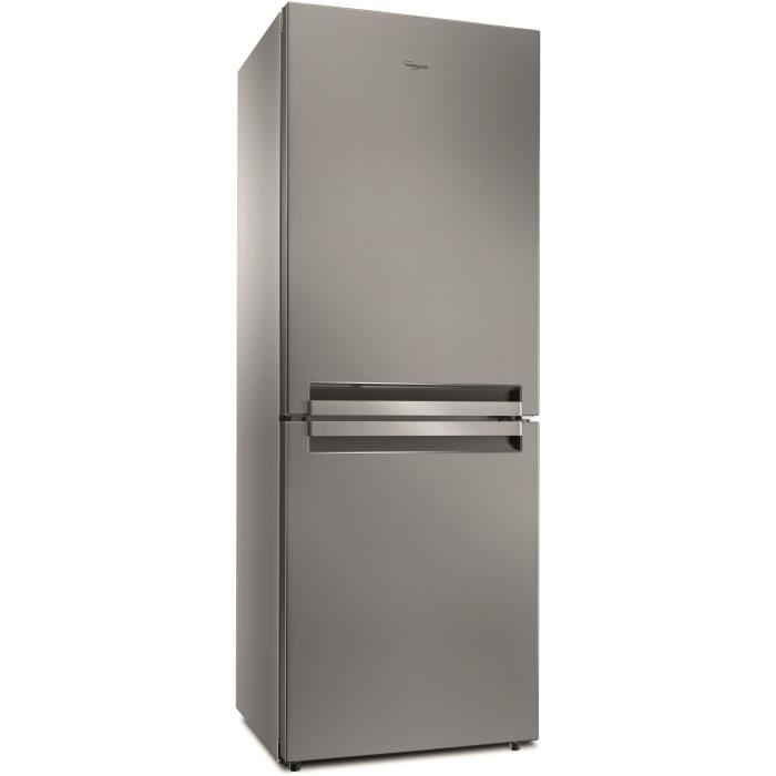 WHIRLPOOL BTNF5011OX - Réfrigérateur congélateur bas - 450 L ( 302 L + 148 L ) - Froid Total No Frost - A+ - L 70 x H 195 cm - Inox